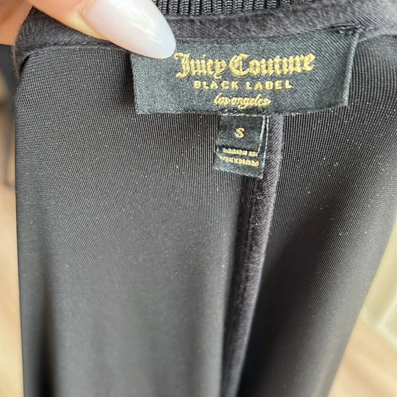 Juicy Couture Black Label Velvet Long Dress Jacket - Picture 6 of 6